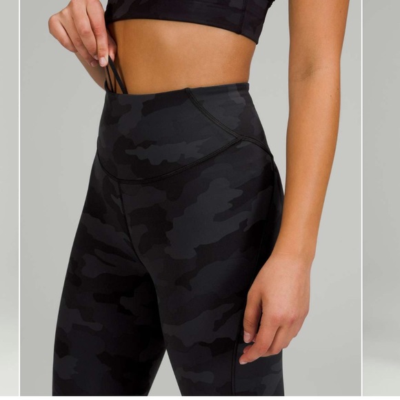 Lululemon NEW Base Pace High-Rise Crop 23" Camo Pants Legging Stretch Pocket 20 - Picture 11 of 16